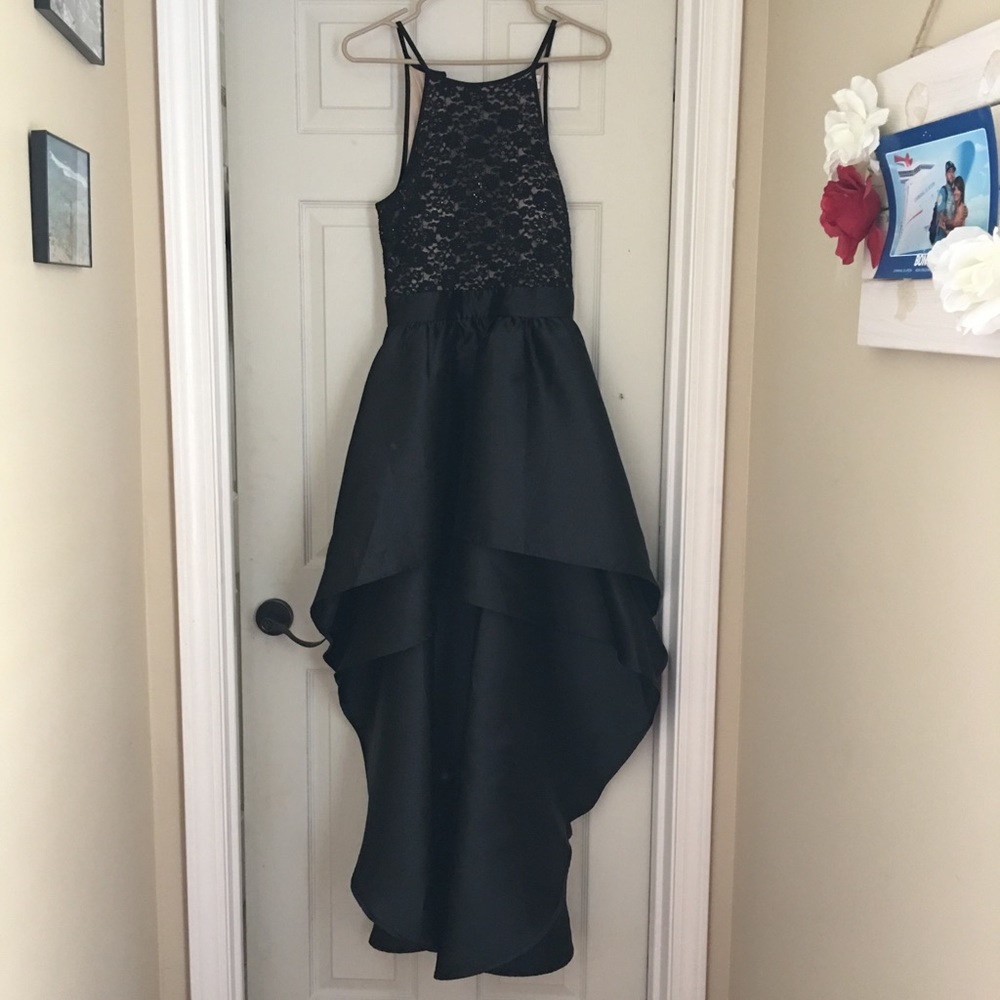 Black beautiful hi low dress